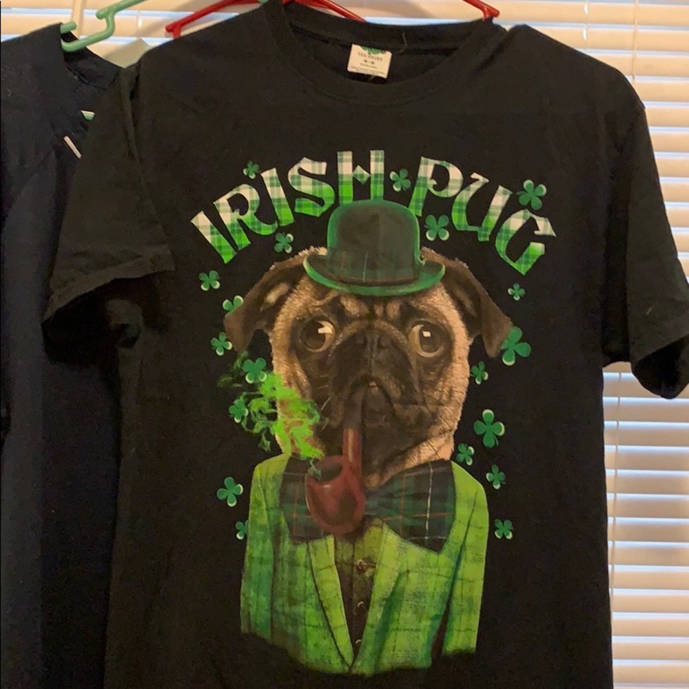 Irish pug shirt